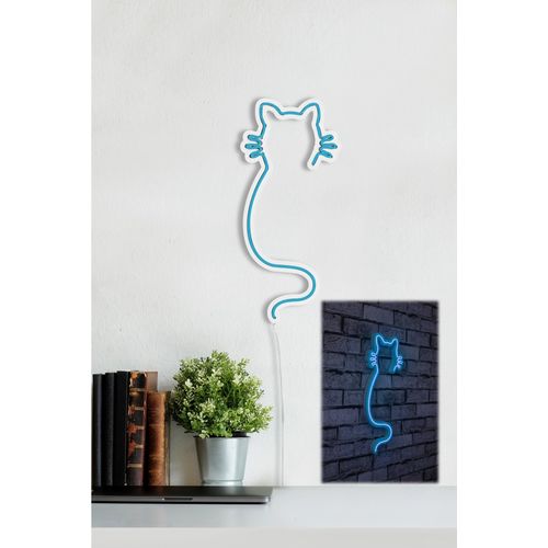 Cat - Blue Blue Decorative Plastic Led Lighting slika 3