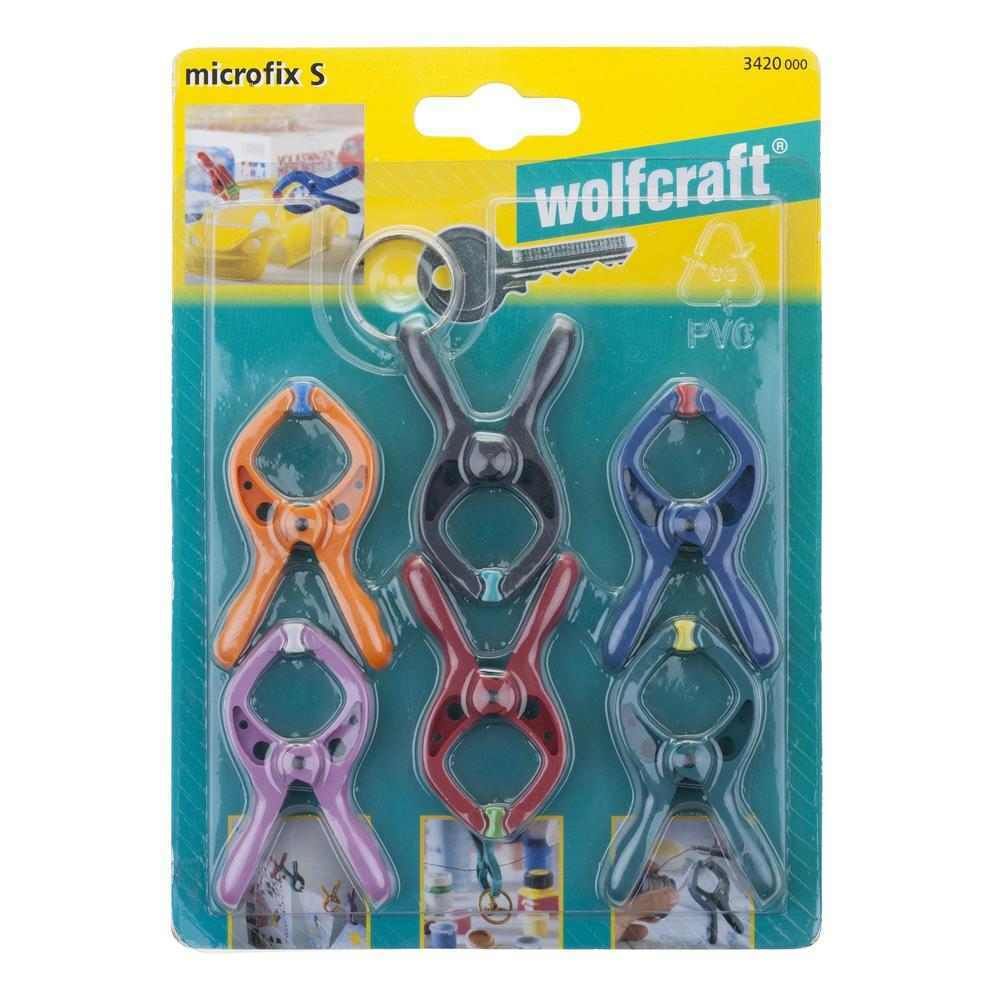 Wolfcraft Stega Mini Sa Oprugom Microfix 20mm / 6 kom - 3420000 slika 11