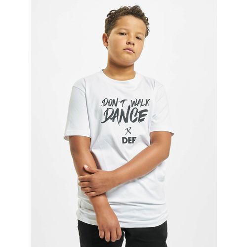 DEF / T-Shirt Don't Walk Dance in white slika 3