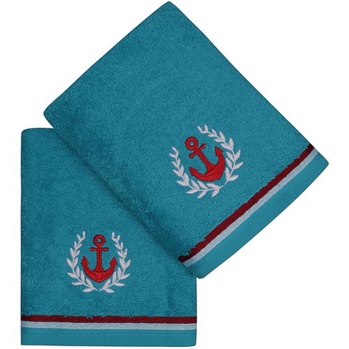 Maritim - Turquoise Turquoise Hand Towel Set (2 Pieces) slika 3