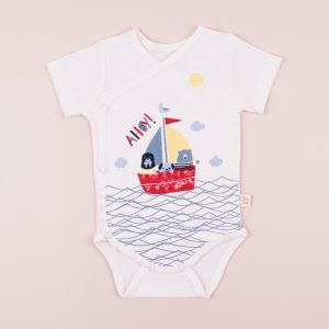 Just Kiddin Baby Bodi Preklop"Nautical", 56-62