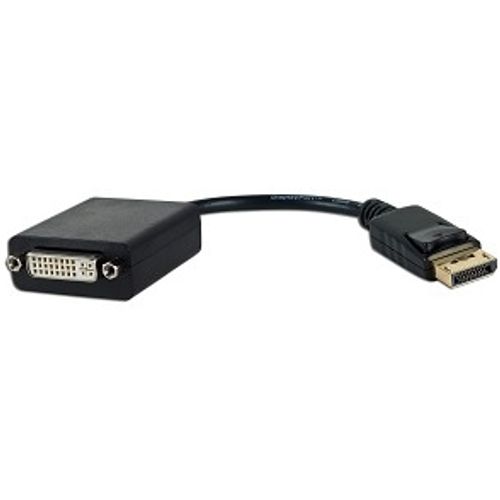 FAST ASIA Adapter - konvertor DisplayPort (M) to DVI-I (F) crni slika 1
