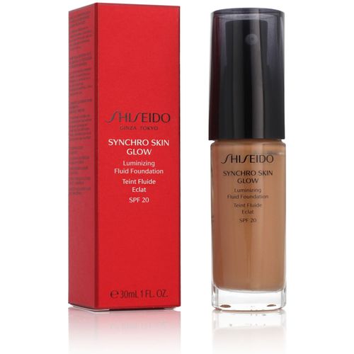 Shiseido Synchro Skin Glow Luminizing Fluid Foundation SPF 20 (Golden 5) 30 ml slika 2