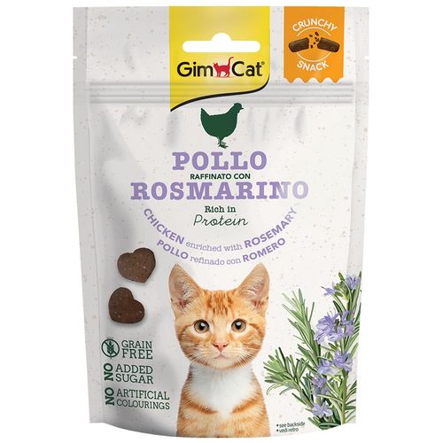 GimCat Poslastica za mačke Crunchy Snacks Piletina obogaćena ružmarinom, 50 g slika 1