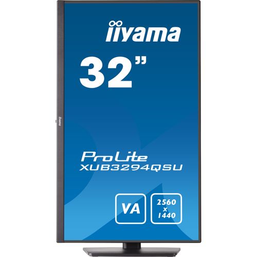 IIYAMA Monitor LED XUB3294QSU-B1 VA 31.5" 2560 x 1440 @75Hz 16:9 250 cd/m² 3000:1 HDMI DP 2xUSB height, swivel, tilt slika 2