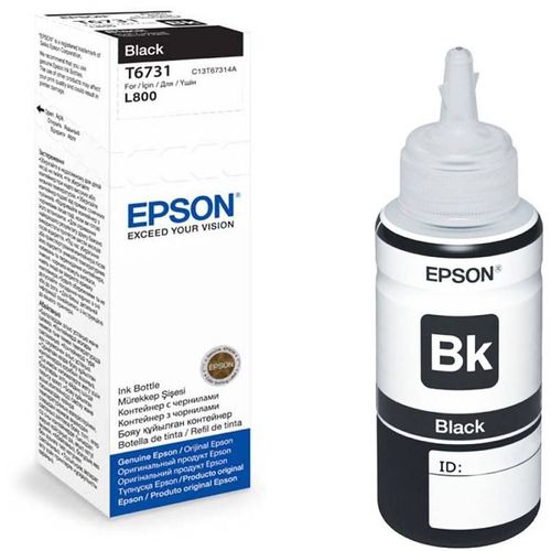 INK JET EPSON T6731 L800 BLACK EcoTank 70ML C13T67314A slika 2