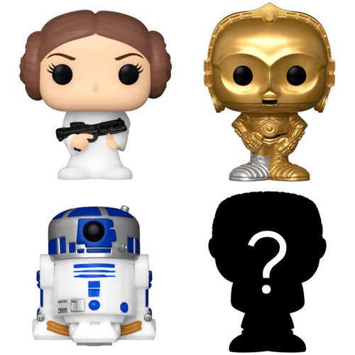 Blister 4 figures Bitty POP Sar Wars Leia slika 2