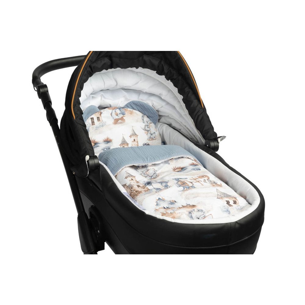 Muslin komplet kolica - dragons jeans slika 2