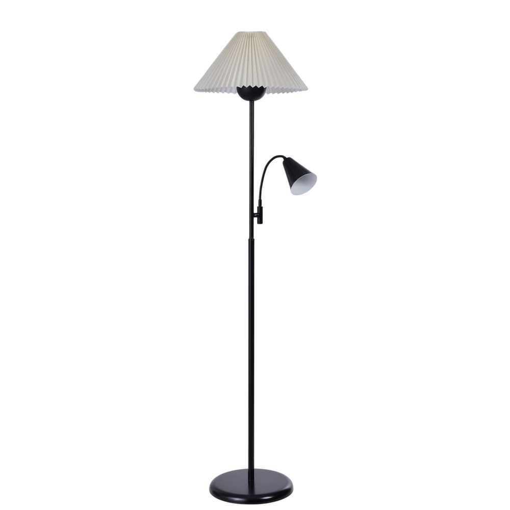 Opviq Podna lampa 751, bijela, crna slika 3