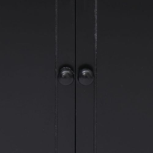 Bočni ormarić crni 60 x 30 x 75 cm od drva paulovnije slika 29