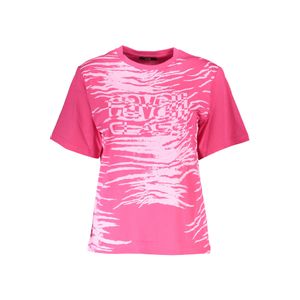 CAVALLI CLASS T-SHIRT SHORT SLEEVE WOMAN PINK