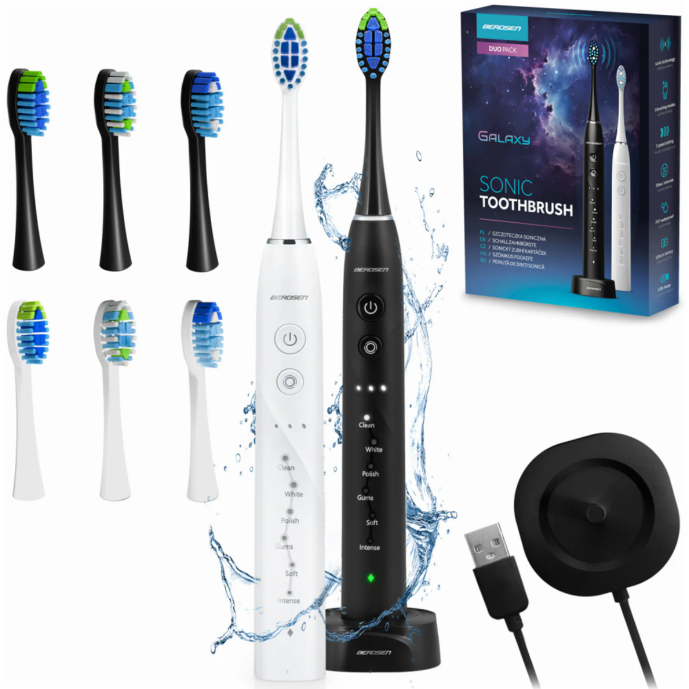 Berdsen Galaxy Duo Sonic četkica za zube, set od 2 komada slika 1