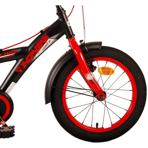 Dječji bicikl Volare Thombike 16" s dvije ručne kočnice crno-crveni slika 5