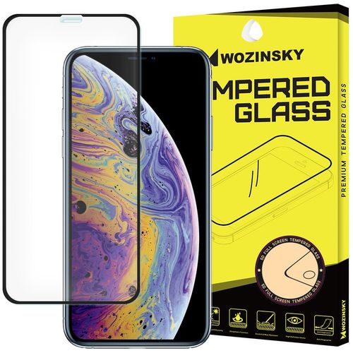 Tempered Glass 5D Potpuno ljepljivo staklo sa okvirom za iPhone 11 Pro / iPhone XS / iPhone X slika 1