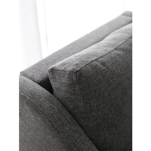 Nordi 3 Seater Wood - Grey Grey 3-Seat Sofa slika 4