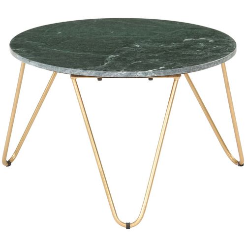 Stolić za kavu zeleni 65x65x42 cm pravi kamen mramorne teksture slika 5