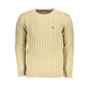 US GRAND POLO MEN'S BEIGE SWEATER