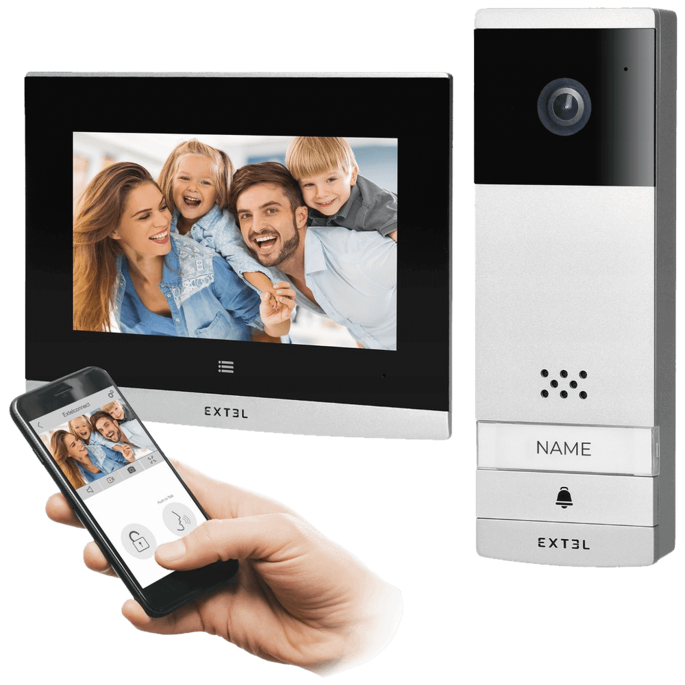Extel Video interfon 7", bežični set,  WiFi Dual Band - 720313 slika 1