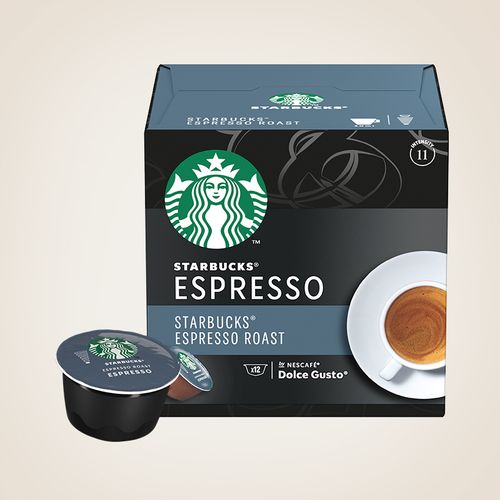 STARBUCKS Espresso Roast by NESCAFÉ® Dolce Gusto® Dark Roast, kapsule za kavu, (12 kapsula / 12 napitaka), kutija, 66 g slika 4