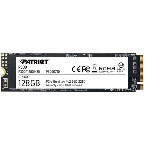 Patriot SSD 128GB, M.2;2280 PCIe Gen3 x 4, NVMe 1.3R/W: 1700/1100 MB/s slika 1