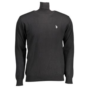 US MEN'S BLACK POLO SHIRT