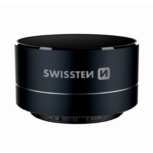 SWISSTEN zvučnik Bluetooth, FM, 3W, microSD, crni i-METAL slika 1
