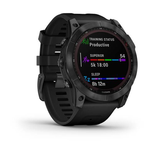 Garmin fenix 7X SOLAR Slate Gray crni remen                                                  slika 3