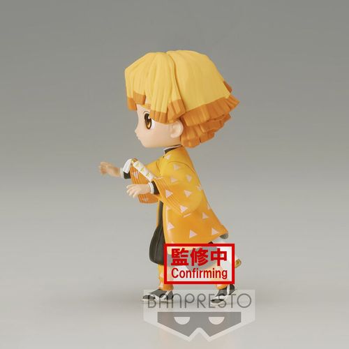 Kimetsu No Yaiba Demon Slayer Zenitsu Agatsuma Q Posket Petit Figura 7cm slika 2