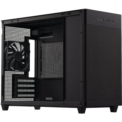 ASUS Prime AP201 Case BlackMicroATX,tool-free side panelsquasi-filter mesh slika 3