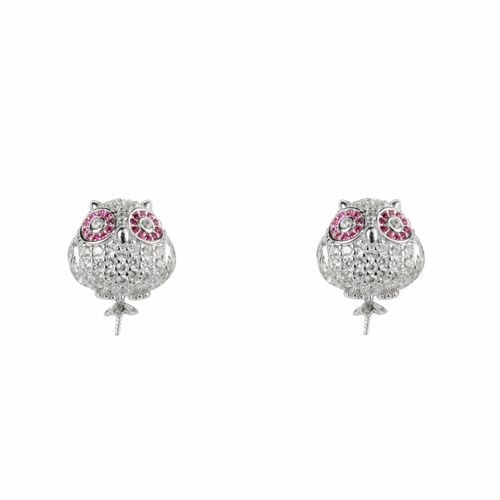 Ženske naušnice Lancaster JLA-EAR-OWL-1 - 1,2 cm slika 1