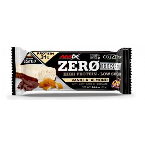 AMIX Zero Hero Protein Bar 65 G Vanila slika 1