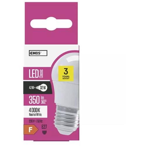 Emos LED sijalica Classic Mini Globe 4W E27 NW ZQ1111 slika 1