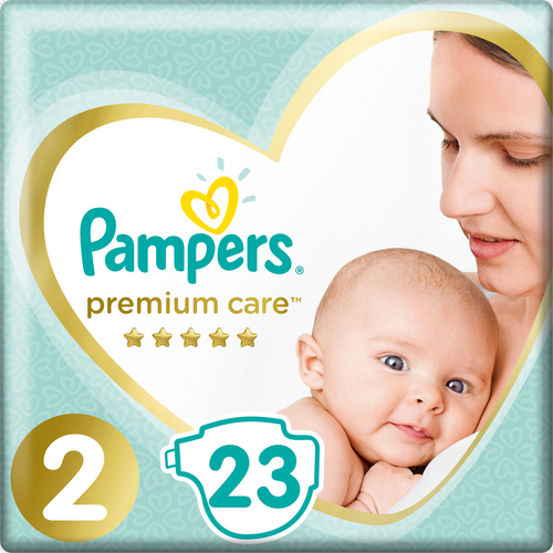 Pampers Premium Care, pelene s trakicama za učvršćivanje, veličina 2 slika 1