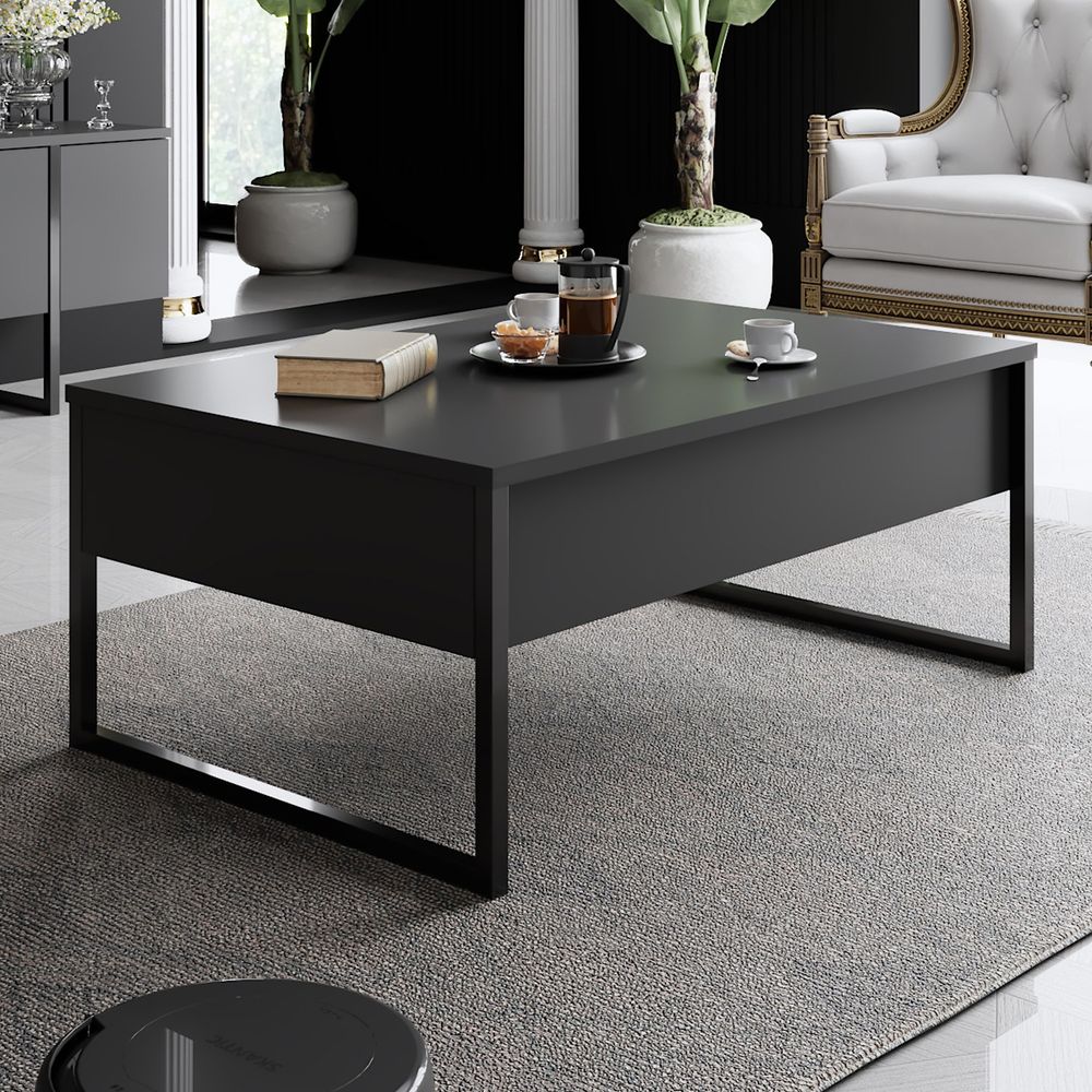 Kafa Stol Luxe - Antracit i Crna slika 1