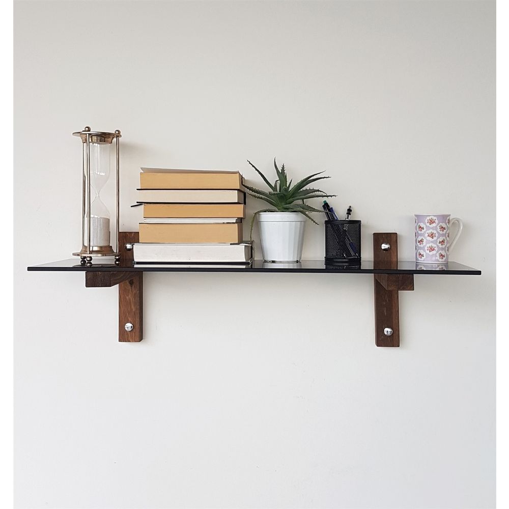 Zidna Polica R101 Walnut Fume slika 1