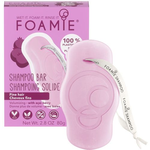 FOAMIE čvrst šampon za volumen acai 80g slika 1