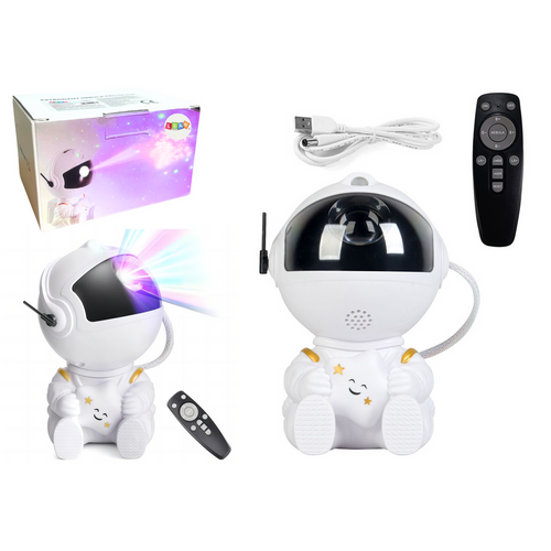 Projektor Astronaut - Zvijezda - LED, USB, daljinskim upravljačem slika 1