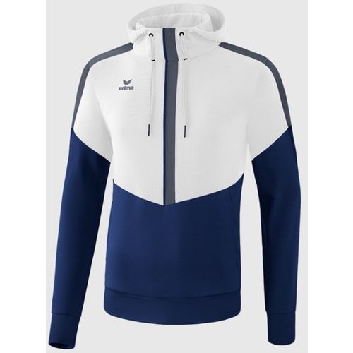 Hoodie Erima Squad White/New Navy/Slate Grey slika 1