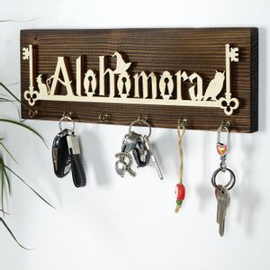 LAZ157 Multicolor Wooden Key Holder