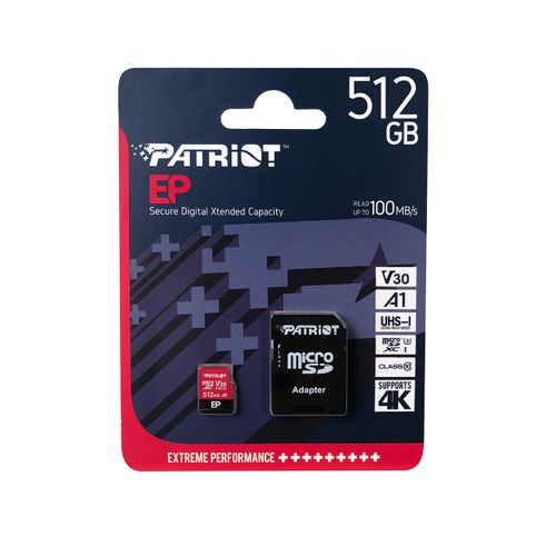 Patriot 512GB EP SDXC A1/V30 microSD memorijska kartica, 100MB/s slika 3