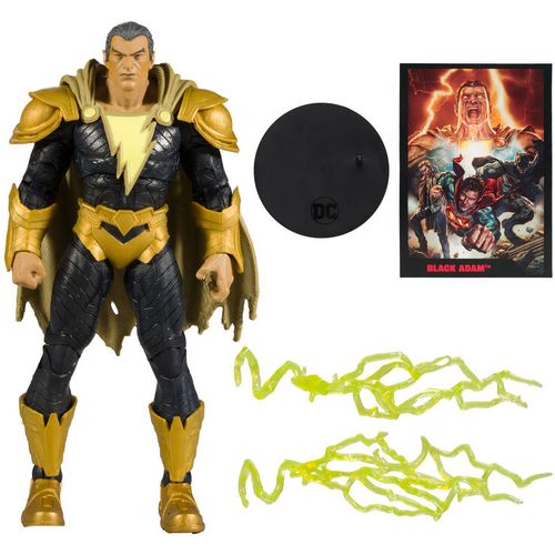 DC Comics Black Adam Comic + Black Adam figure 17cm slika 2