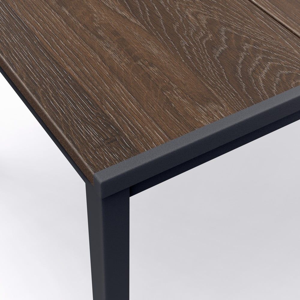 KETER vrtni stol PORTO, 155.2 x 95 x 75 cm, dezen ploče: efekat drveta - smeđi slika 3