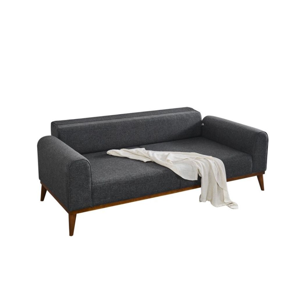 Cofi 3-Sjedalni Sofa na Razvlačenje - Antracit slika 7
