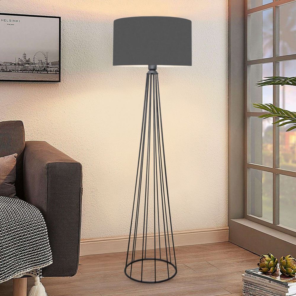 AYD-3041 Antracitna Podna Lampa slika 1