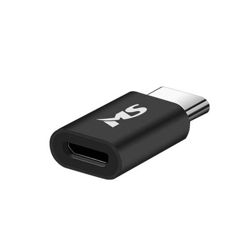 MS CC ADAPTER microUSB -> TYPE C, MS, black slika 1