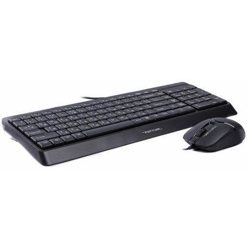 A4-F1512 A4Tech tastatura YU-LAYOUT + mis USB, Black slika 3