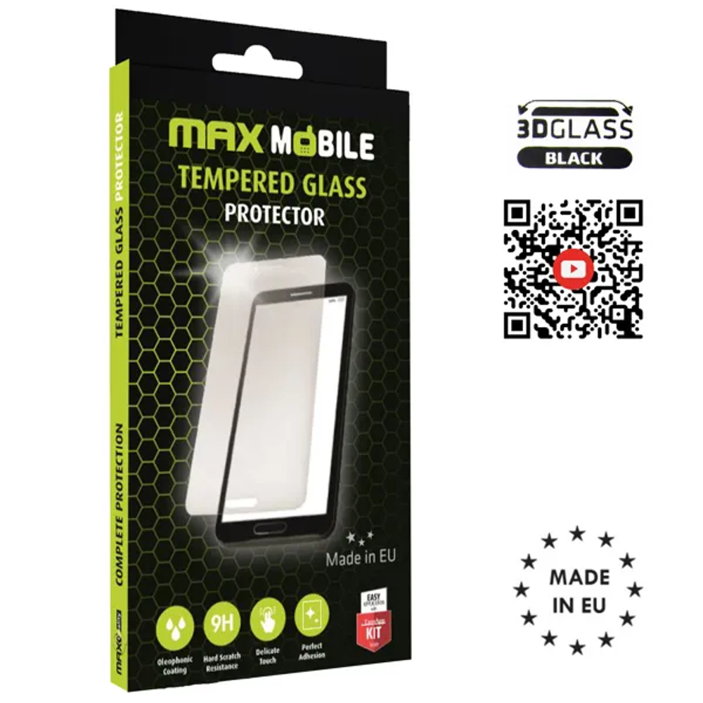 MM ZAŠTITNO STAKLO ZA MOTOROLA EDGE 70 FUSION DIAMOND 3D FULL COVER BLACK slika 1