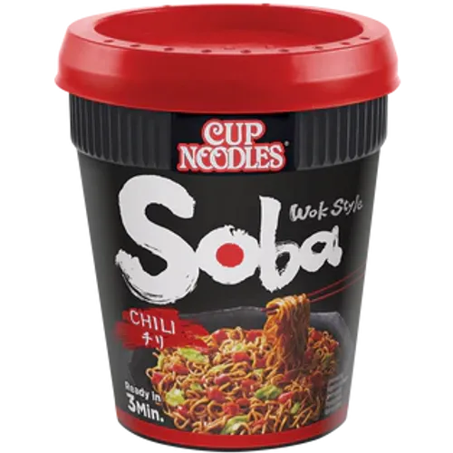 Nissin Soba Noodle Chilli 92g slika 1
