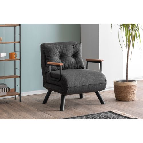 Atelier Del Sofa Naslonjač, Sando Single - Dark Grey slika 2