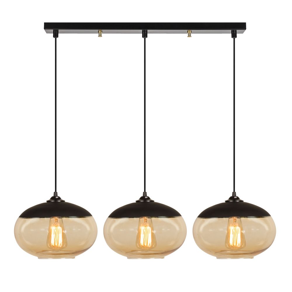 Camini - MR - 871 Crni Luster sa Medenim Detaljima slika 2